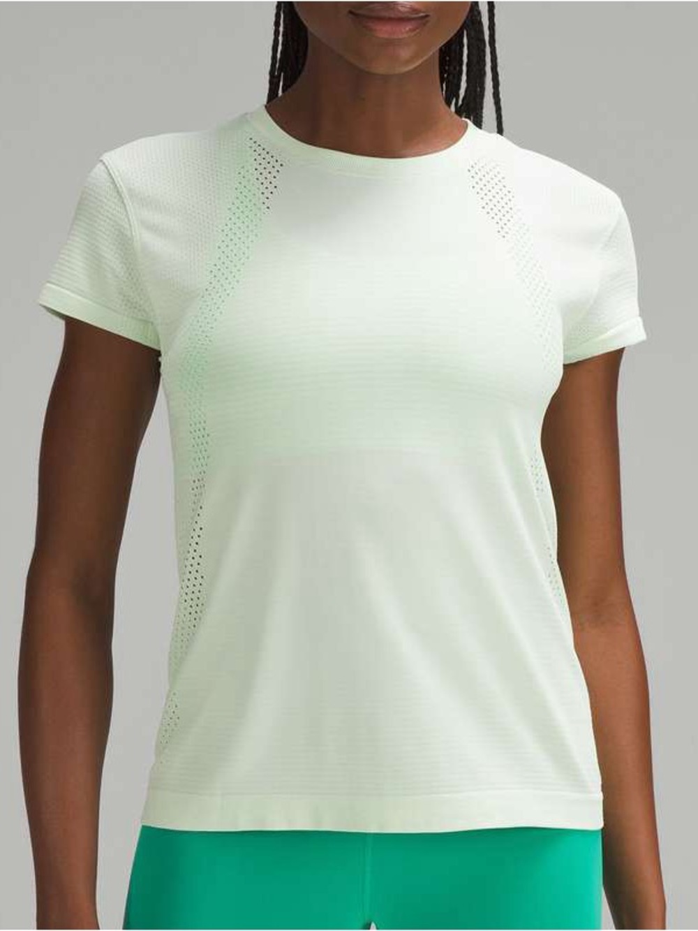 Lululemon Train to Be short sleeve shirt in Kohlrabi Green